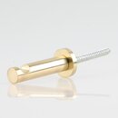 Hfele Mbel Garderobenhaken aus Messing 12x55mm poliert