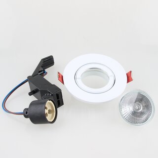 Lumiance GU10 50W Einbaustrahler 95x30mm wei inkl. Halogenlampe
