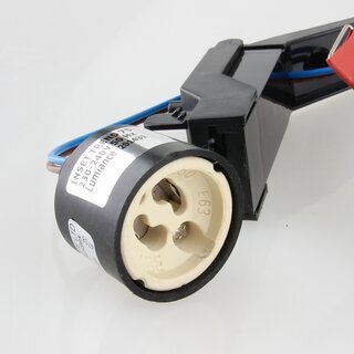 Lumiance GU10 50W Einbaustrahler 95x30mm schwarz matt inkl. Halogenlampe
