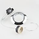 GU10/50W Einbauleuchte Einbaustrahler Chrom inkl. Fassung