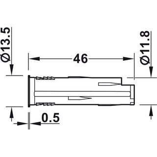 Hfele Loox Sensorschalter schwarz ein/aus modular fr Einrastverbinder &ndash; 833.89.167