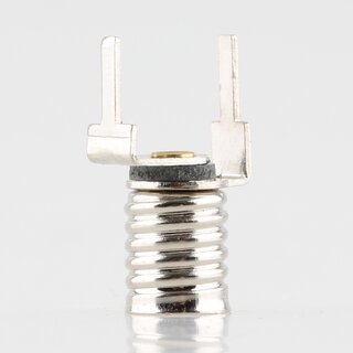 Lampenfassung mit 2 Ltstiften fr E5.5 Sockel