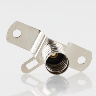 Lampenfassung mit 2 Ltfahnen fr E5.5 Sockel