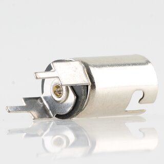Lampenfassung mit 2 Ltstiften fr BA9s Sockel