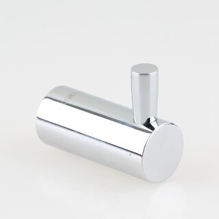 Hfele Handtuchhaken rund 40x22x50mm verchromt poliert