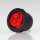 Wippschalter rot beleuchtet 1-polig EIN/AUS  rund Einbaumaß 19mm 250V/6A