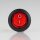 Wippschalter rot beleuchtet 1-polig EIN/AUS  rund Einbaumaß 19mm 250V/6A