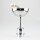Decken Pendelrohr-Lampe Deckenlampe Deckenleuchte 20cm Chrom mit E27 Fassung