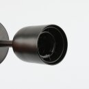 Decken Pendelrohr-Lampe Deckenlampe Deckenleuchte 20cm schwarz matt mit E27 Fassung