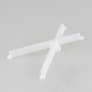 Hfele X-Form Bodentrger Bodenhalter Kunststoff wei fr variable Fachbodendicke