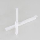 Hfele X-Form Bodentrger Bodenhalter Kunststoff wei fr...