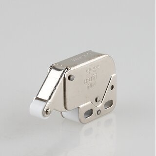 Hfele Schnappverschluss Schnpper Mini-Latch mit Feder zum Schrauben vernickelt inkl. Gegenstck