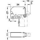 Häfele Schnappverschluss Schnäpper Mini Latch mit Feder zum Schrauben vernickelt