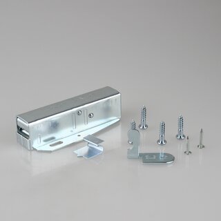 Hfele Schnappverschluss Touch-Latch mit Feder zum Schrauben glanzvernickelt