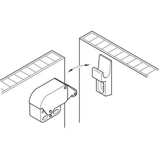 Hfele Gegenstck fr Mini-Latch Schnappverschluss Schnpper