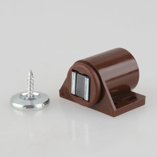 Hfele Schnappverschluss Schnpper braun mit Magnet Haftkraft 3kg