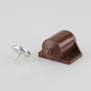 Hfele Schnappverschluss Schnpper braun mit Magnet Haftkraft 3kg