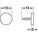 Häfele Schnappverschluss Schnäpper silberfarben mit Magnet Haftkraft 3kg