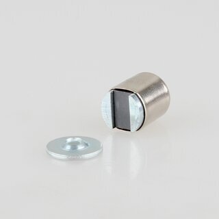 Hfele Magnetverschluss Schnpper zum Einleimen fr 11mm Bohrung Haftkraft 2kg vernickelt