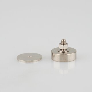 Hfele Magnetverschluss Schnpper M5 Gewinde fr Metallschrnke Haftkraft 3kg Stahl