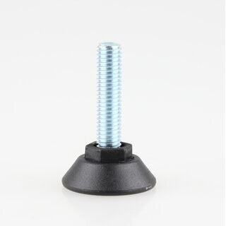 Hfele M8 Verstellschraube Regulierschraube Stellschraube Stellfu Mbelfu mit Kunststoff Futeller 30mm