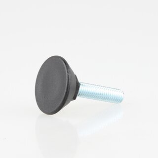 Hfele M8 Verstellschraube Regulierschraube Stellschraube Stellfu Mbelfu mit Kunststoff Futeller 30mm