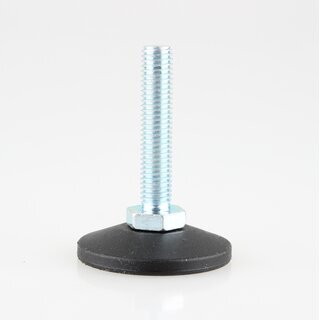Hfele M10 Verstellschraube Regulierschraube Stellschraube Stellfu Mbelfu mit Kunststoff Futeller drehbar 50mm