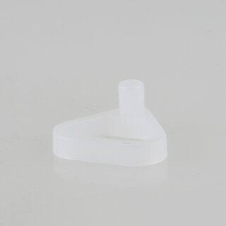 Hfele Fachbodentrger Bodenhalter Kunststoff transparent fr Holzbden mit 16mm Fachbodendicke