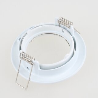 LEDmaxx Decken Einbaurahmen A68mm wei rund schwenkbar fr GU5.3/GU10 Leuchtmittel