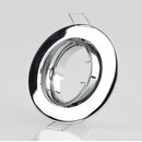 LEDmaxx Decken Einbaurahmen A68mm chrom rund schwenkbar...