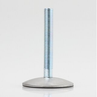 Hfele M10 Verstellschraube Regulierschraube Stellschraube Stellfu Mbelfu drehbar mit Edelstahl-Futeller 60mm