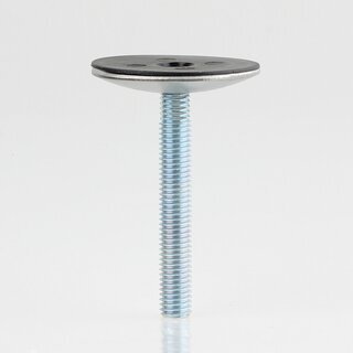 Hfele M10 Verstellschraube Regulierschraube Stellschraube Stellfu Mbelfu drehbar mit Edelstahl-Futeller 60mm