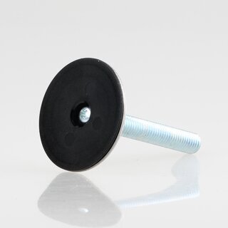 Hfele M10 Verstellschraube Regulierschraube Stellschraube Stellfu Mbelfu drehbar mit Edelstahl-Futeller 60mm