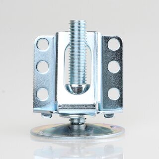 Hfele M12 Sockelhhenversteller Regulierfu Stellschraube Stellfu Mbelfu 65mm mit Auflagewinkel zum Schrauben