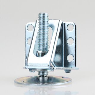 Hfele M12 Sockelhhenversteller Regulierfu Stellschraube Stellfu Mbelfu 65mm mit Auflagewinkel zum Schrauben