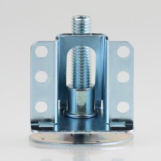 Hfele M12 Sockelhhenversteller Regulierfu Stellschraube Stellfu Mbelfu 65mm mit Auflagewinkel zum Schrauben