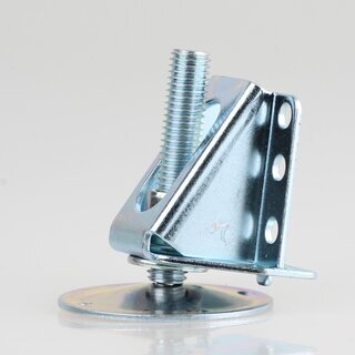Hfele M12 Sockelhhenversteller Regulierfu Stellschraube Stellfu Mbelfu 65mm mit Auflagewinkel zum Schrauben