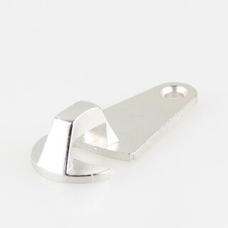 Hfele Schliehaken Haken-Verschluss Metall vernickelt zum Schrauben 53mm fr Zargentische, Tisch-Einlegeplatten
