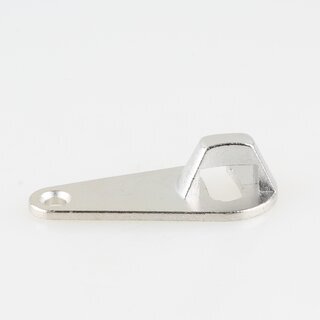 Hfele Schliehaken Haken-Verschluss Metall vernickelt zum Schrauben 53mm fr Zargentische, Tisch-Einlegeplatten