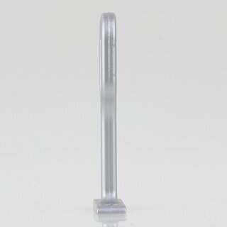 Hfele Mittel-Deckentrger Halterung aluminiumfarben oval 30x15mm fr Schrankrohre Schrankstangen Kleiderstangen