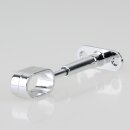 Häfele Mittel-Deckenträger Halterung 30x15mm für Schrankrohre Schrankstangen Kleiderstangen