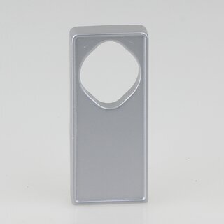 Hfele Kombi Mittel-Deckentrger Halterung aluminiumfarben oval 25mm fr Schrankrohre Schrankstangen Kleiderstangen