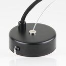 Lampen Baldachin 80x25mm Metall schwarz mit Stahlseil und...