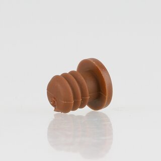 Hfele Anschlagpuffer Trpuffer Trstopper Kunststoff braun zum Eindrcken in 6mm Bohrloch