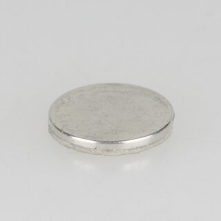Hfele Magnetscheibe Magnet rund zum Kleben aus Stahl verzinkt 10x1.4mm