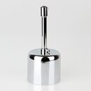 Lampen-Baldachin 62x63mm Metall verchromt mit Pendelrohr...
