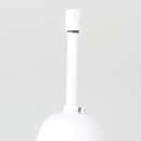 Lampen-Baldachin 90x61mm Metall weiß mit Pendelrohr...