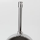 Lampen-Baldachin 50x100mm Metall verchromt mit Pendelrohr...