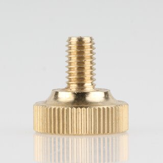 M6 Rndelschraube 18x18mm Messing roh