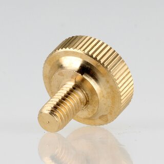 M6 Rndelschraube 18x18mm Messing roh